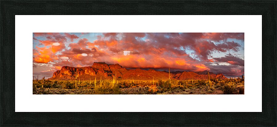 Superstition Panoramic Picture Frame print