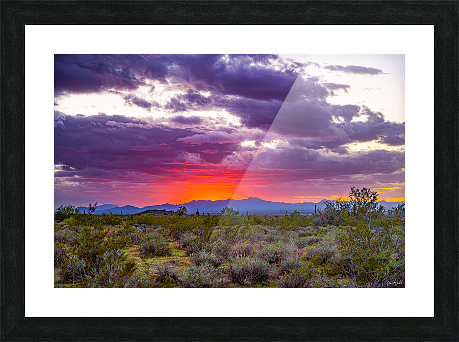 The Mountain Speaks Picture Frame print