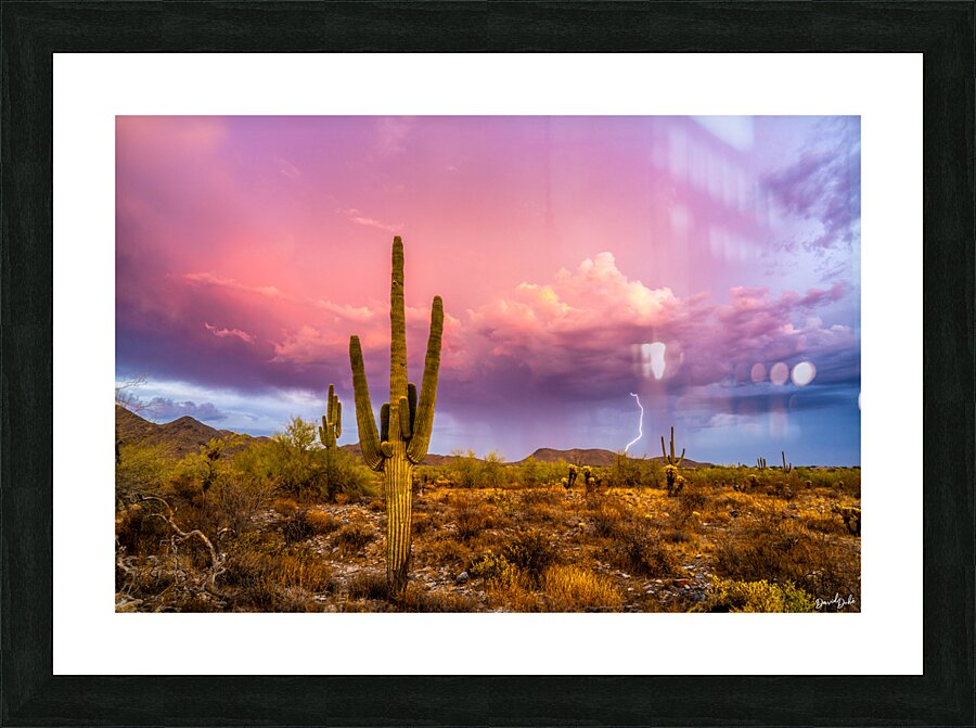 Pink Strike Picture Frame print