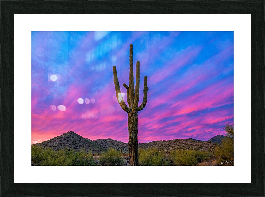 Purple Sky Picture Frame print
