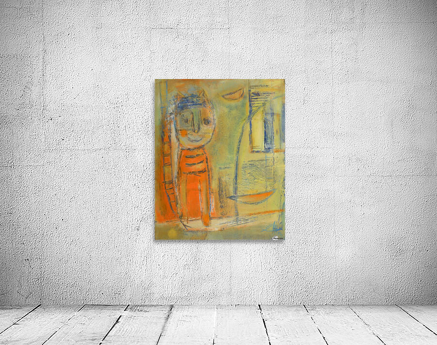 Yellow  Cat Wall Preview