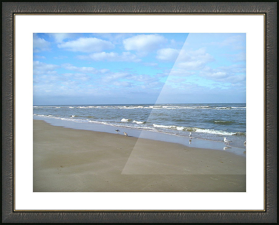 Just the Beach Picture Frame print