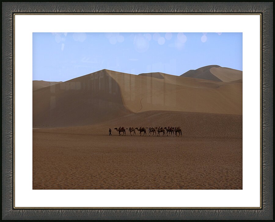 Silk Road Picture Frame print