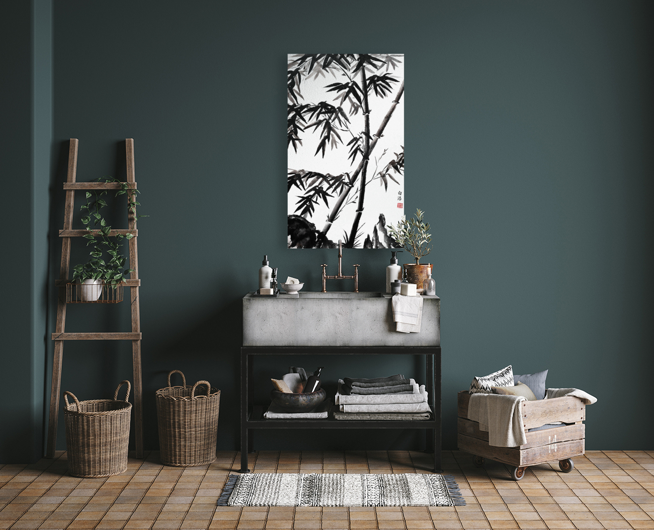 Bamboo in Spring Reproduction