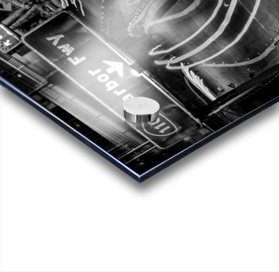 harbor freeway exit ramp sign in LA  vertical 216  Acrylic printing