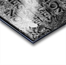 on this site nothing happened  square 4686 Nothin Acrylic print