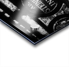 a stained glass window in sacre coeur  square 250 Acrylic print