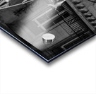 gold joan of arc statue near the louvre  square 2 Acrylic print