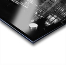 moonrise over downtown chicago at night  vertical Acrylic print