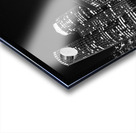 downtown boston skyline at night  square 4501 Hoo Acrylic print