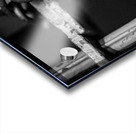 chain lock cell door alcatraz  square 2832 Locked Acrylic print