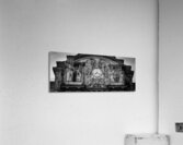 clock atop french senate building  panoramic 3460 Acrylic Print