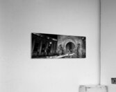 manhattan bridge arch grand entrance  panoramic 1 Acrylic Print