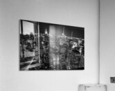 midtown from rockafeller center at night  horizon Acrylic Print
