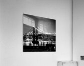 manhattan bridge over east river  square 369 Manh Acrylic Print
