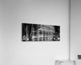 nyc cabs times building  panoramic 1415 Cabs 13k. Acrylic Print