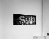 subway sign times square  panoramic 1502 Sub 13k. Acrylic Print