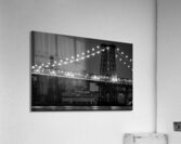 williamsburg bridge at night  horizontal 1524 Wil Acrylic Print