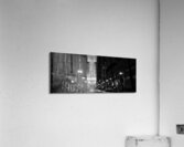 chicago board of trade building at night  panoram Acrylic Print