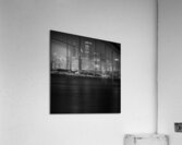 chicago skyline at night 2016 world series  squar Acrylic Print