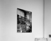 moonrise over downtown chicago at night  vertical Acrylic Print