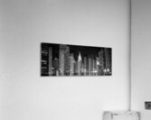 wrigley building and chicago river at night  pano Acrylic Print