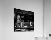 hollywood museum first national building  square Acrylic Print