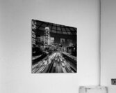 los angeles skyline harbor freeway  square 215 Fr Acrylic Print