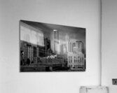 los angeles skyline fashion district  horizontal Acrylic Print