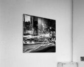 rush hour traffic on wilshire boulevard  square 2 Acrylic Print