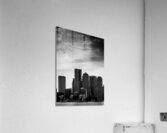 boston skyline dusk  vertical 1246 Dusk 13k Acrylic Print