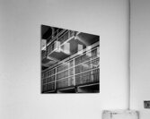 alcatraz cellblock  square 2817 Cellblock 13k Acrylic Print