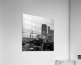 bay bridge telegraph hill  square 2038 Telegraph Acrylic Print