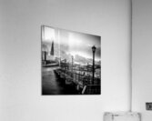 gas lamps pier 7  square 500 Gaslight 13k Acrylic Print