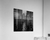 foggy rainy california street bay bridge  square Acrylic Print