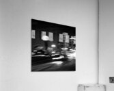 blurry downtown dallas houston viaduct  square 21 Acrylic Print