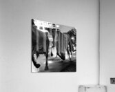 mustangs of las colinas at night  square 785 Must Acrylic Print