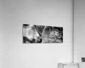 texas cowboy boot in stirrup  panoramic 818 Stirr Acrylic Print