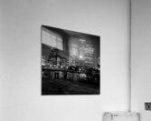 houston skyline at night  square 917 Allen 13k.jp Acrylic Print