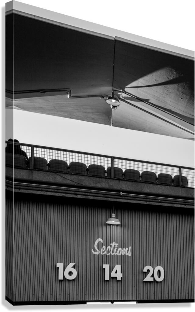 dodger stadium sections  vertical 2194 Sections 1 Canvas Print