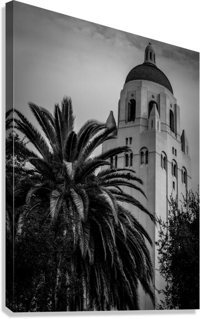 hoover tower stanford university campus  vertical Canvas Print
