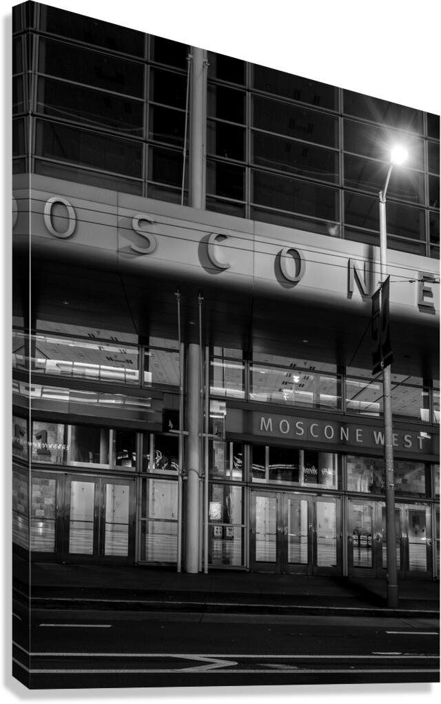 moscone center night  vertical 2966 Moscone 13k.j Canvas Print