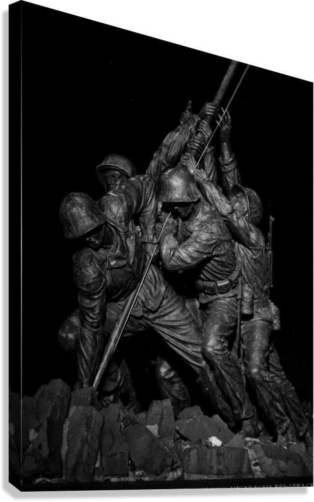 iwo jima statue arlington national cemetary  vert Canvas Print