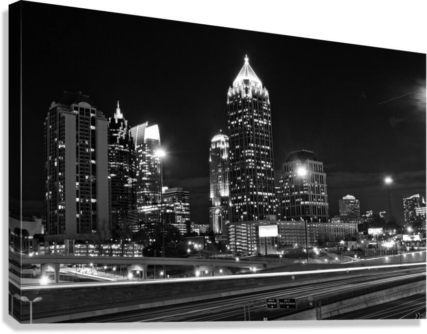 midtown atlanta skyline  horizontal 692 Midtown 1 Canvas Print