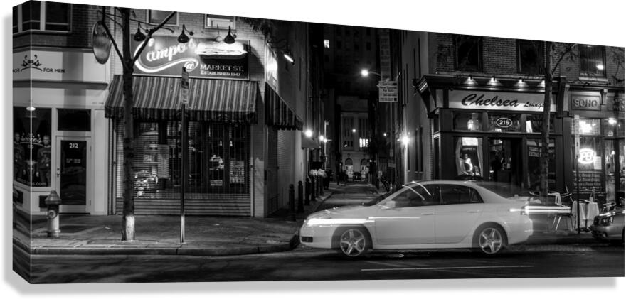 chelsea lounge market and strawberry street  pano Canvas Print