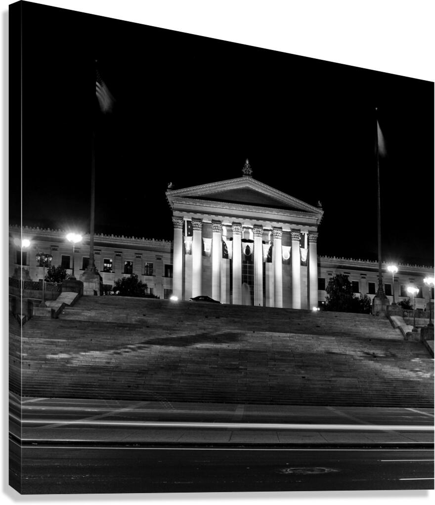 philadelphia art museum steps  square 480 Steps 1 Canvas Print