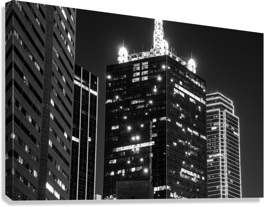 renaissance building at night  horizontal 3313 Re Canvas Print