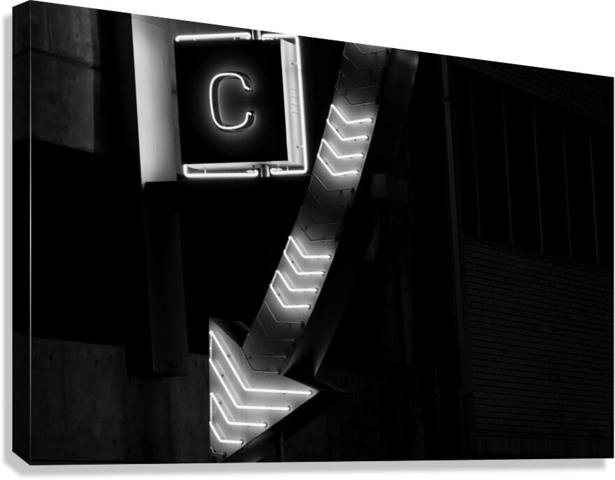 mosaic parking sign  horizontal 784 Mosaic 13k.jp Canvas Print