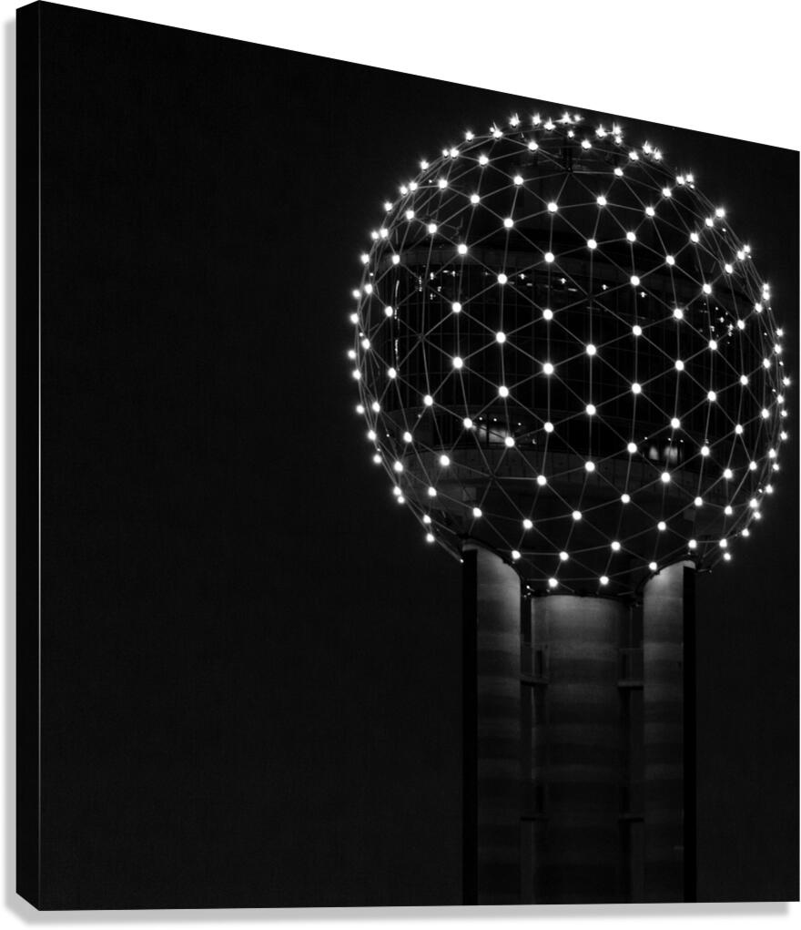 reunion tower  square 791 Reunion 13k Canvas Print