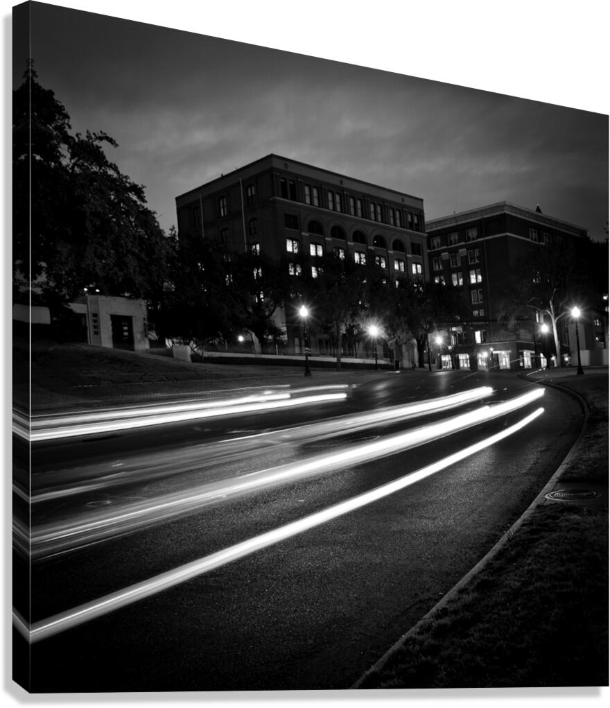 sixth floor museum  square 795 Theories 13k Canvas Print